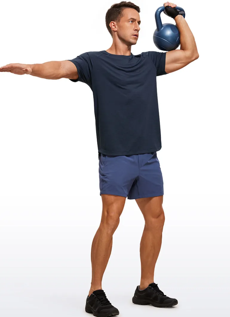 Lightweight Quick Dry Short sleeves Round Neck