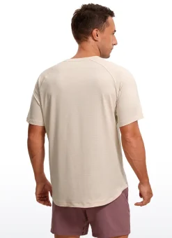 Lightweight Quick Dry Short Sleeves Crew Neck