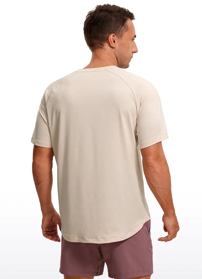 Lightweight Quick Dry Short Sleeves Crew Neck