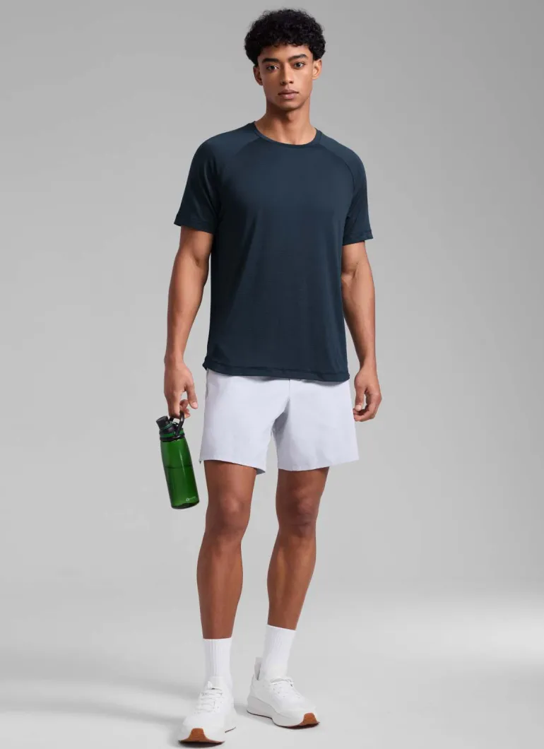 Lightweight Quick Dry Short Sleeves Crew Neck
