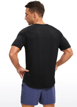 Lightweight Quick Dry Short Sleeves Crew Neck