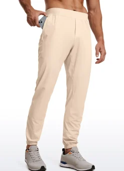Lightweight Quick Dry Slim-Fit Joggers 29"-Zipper Pockets