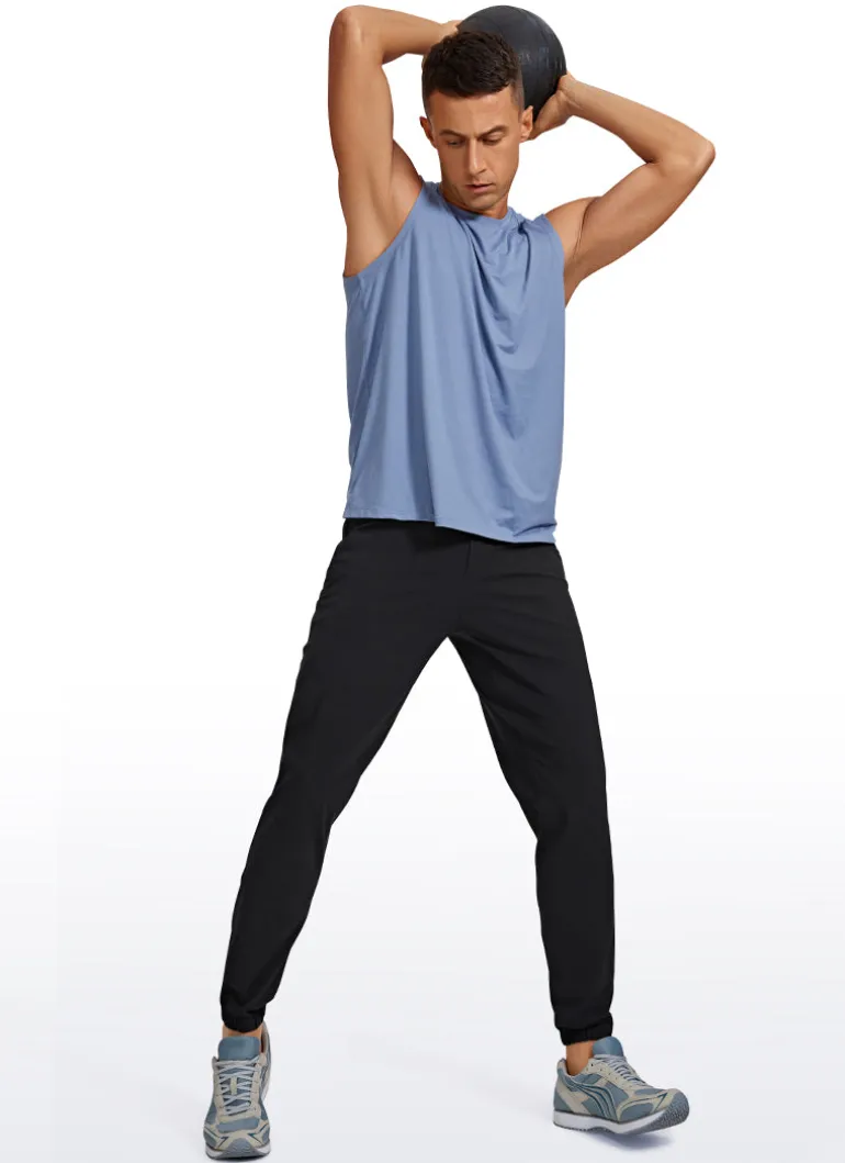 Lightweight Quick Dry Slim-Fit Joggers 29"-Zipper Pockets