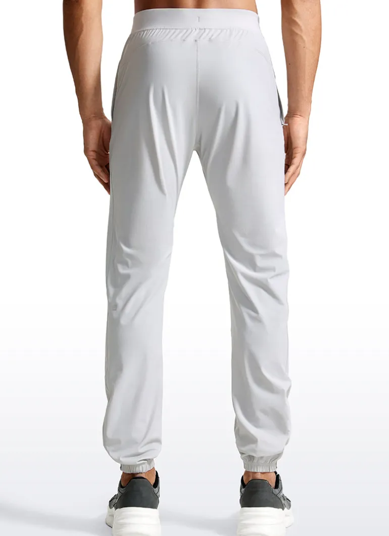Lightweight Quick Dry Slim-Fit Joggers 31"-Zipper Pockets