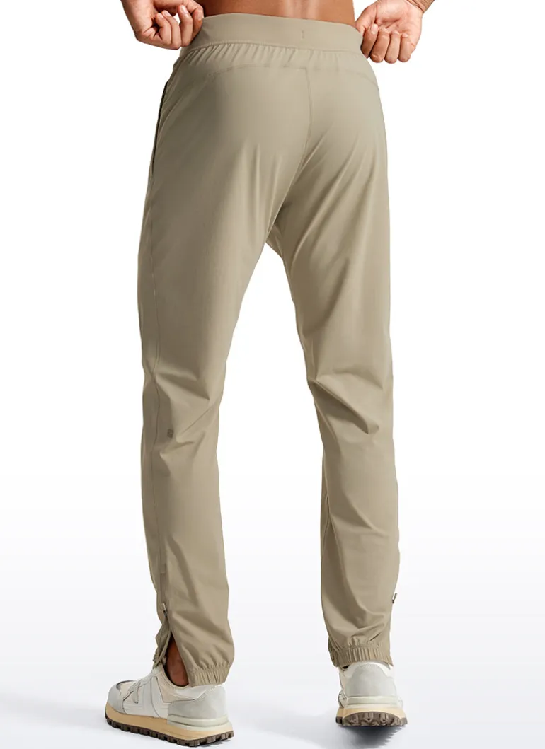 Lightweight Quick Dry Slim-Fit Joggers 31"-Zipper Pockets