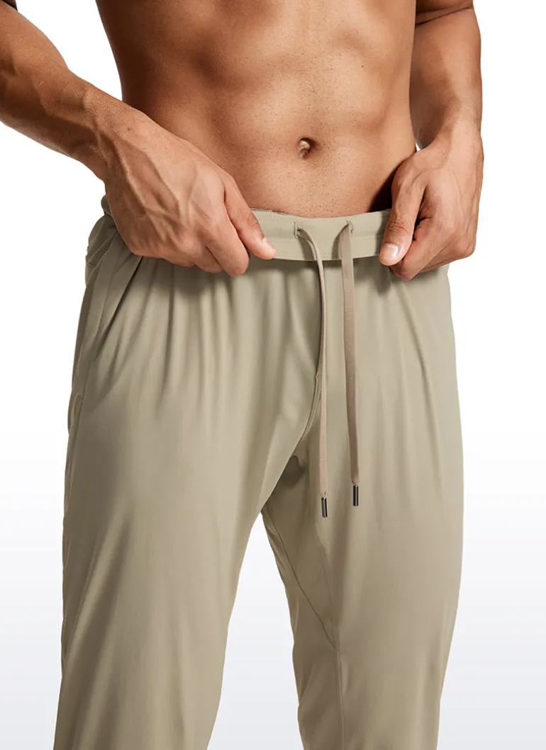 Lightweight Quick Dry Slim-Fit Joggers 31"-Zipper Pockets