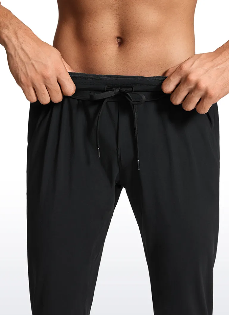 Lightweight Quick Dry Slim-Fit Joggers 31"-Zipper Pockets