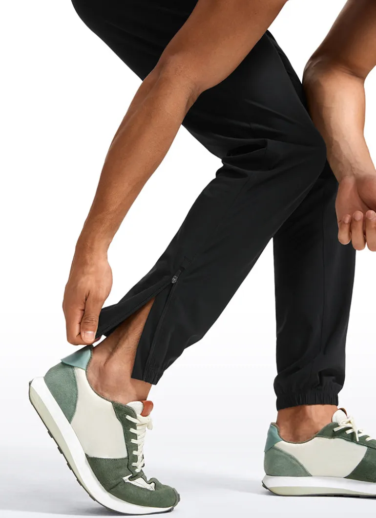 Lightweight Quick Dry Slim-Fit Joggers 31"-Zipper Pockets