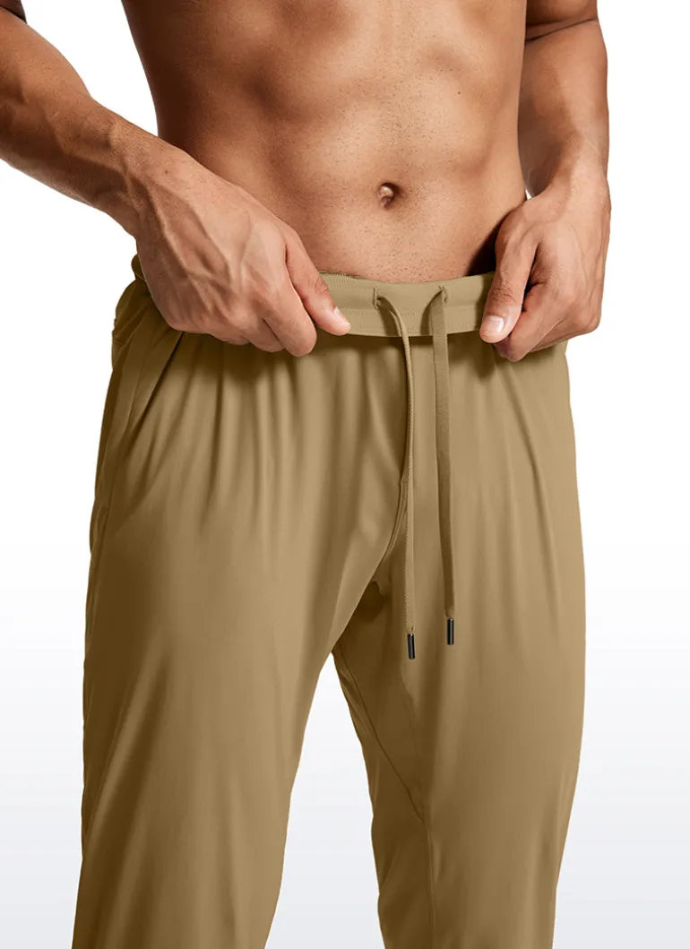 Lightweight Quick Dry Slim-Fit Joggers 31"-Zipper Pockets