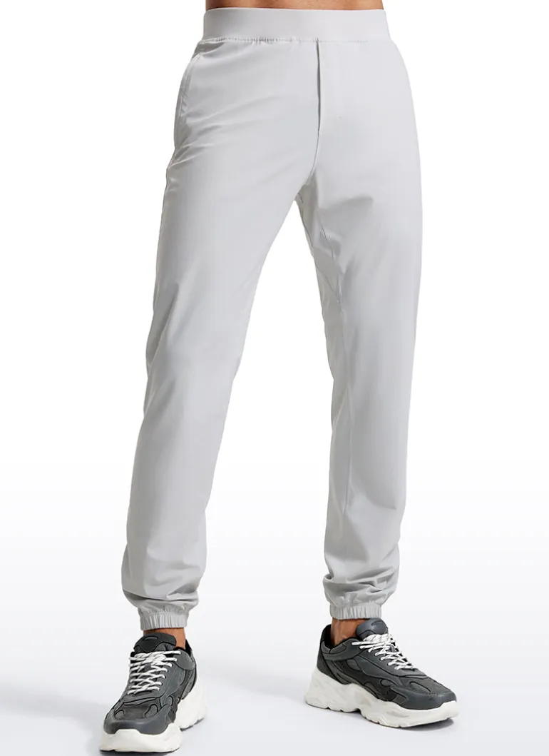 Lightweight Quick Dry Slim-Fit Joggers 31"-Zipper Pockets