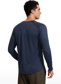 Lightweight Rounded Scallop Bottom Long Sleeves