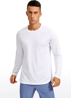Lightweight Rounded Scallop Bottom Long Sleeves