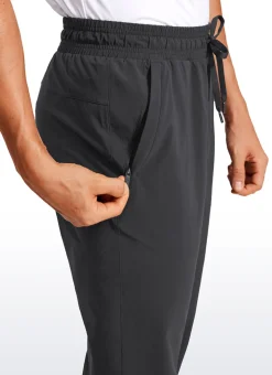 Lightweight Water Resistant Athletic Joggers with Zip Pockets 31