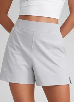 Linerless High Rise V Slit Pocket Shorts 4