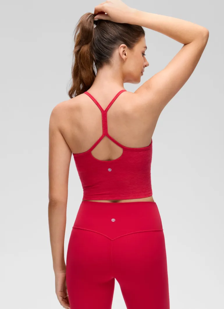 Low Cut U Neck Y Back Shelf Bra Tank