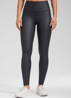Matte Faux Leather Legging 28''