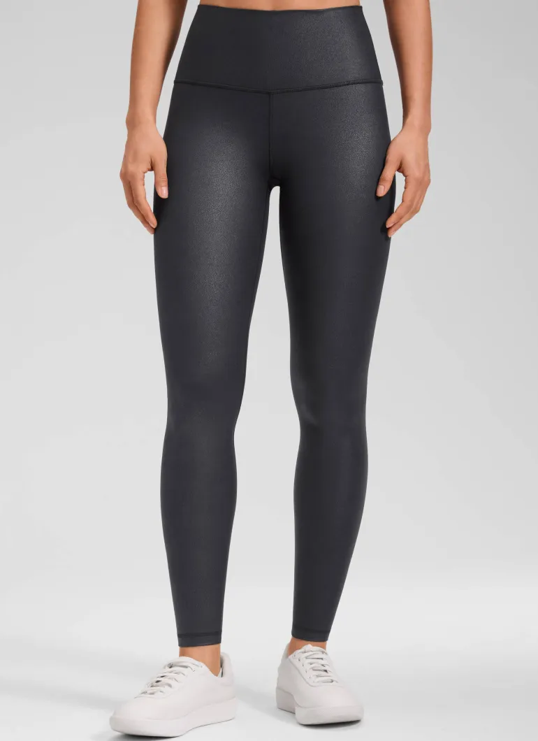 Matte Faux Leather Legging 28''