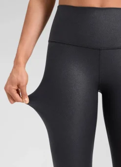 Matte Faux Leather Legging 28''