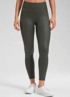 Matte Faux Leather Legging 25''