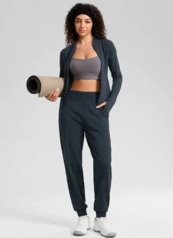 Matte Thermal Fleece Lined Jogger 27.5