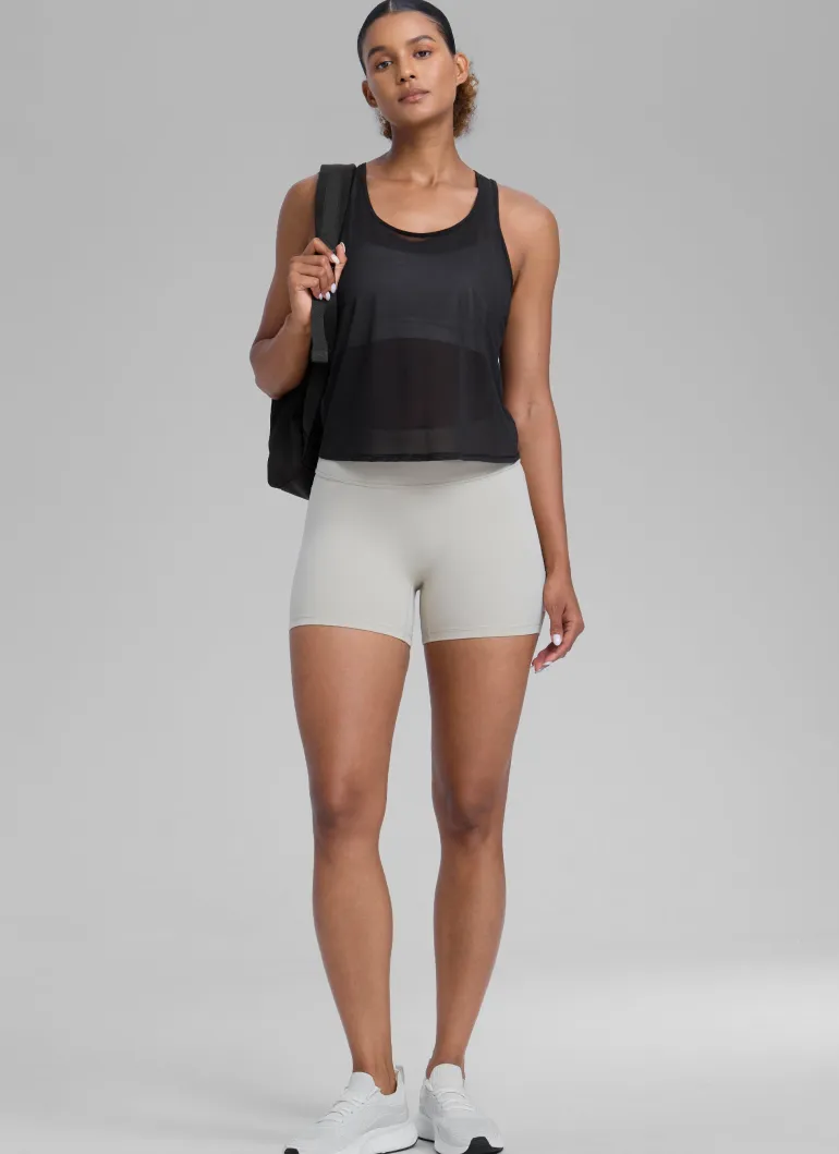 Mesh Relaxed Fit Workout Breathable Tank