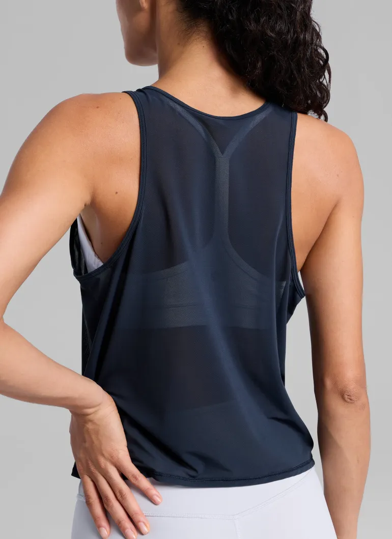 Mesh Relaxed Fit Workout Breathable Tank