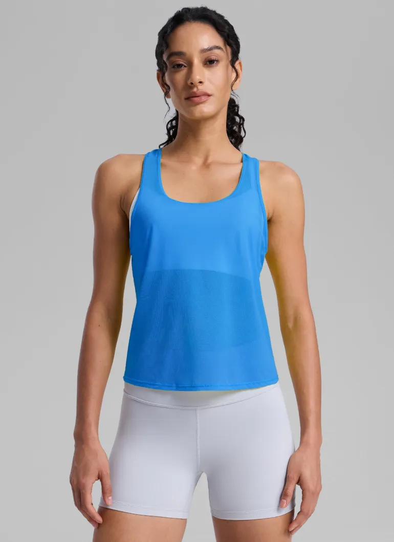 Mesh Relaxed Fit Workout Breathable Tank
