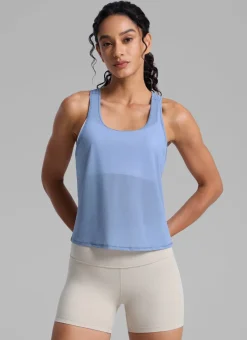 Mesh Relaxed Fit Workout Breathable Tank