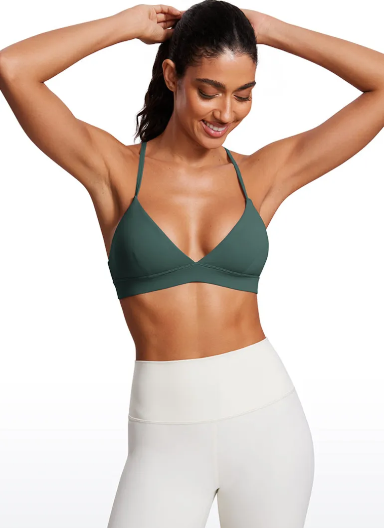 Nakedfeel Double Lined Triangle Strappy Sports Bra