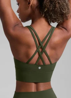 Nakedfeel Longline Criss Cross Back Bra