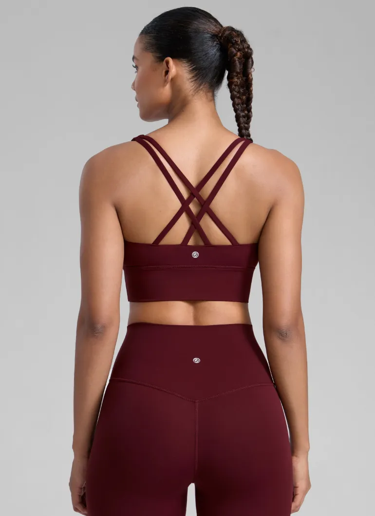 Nakedfeel Longline Criss Cross Back Bra