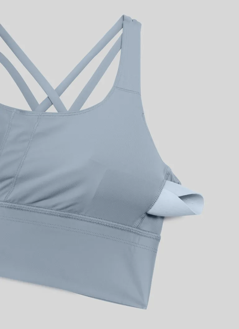 Nakedfeel Longline Criss Cross Back Bra