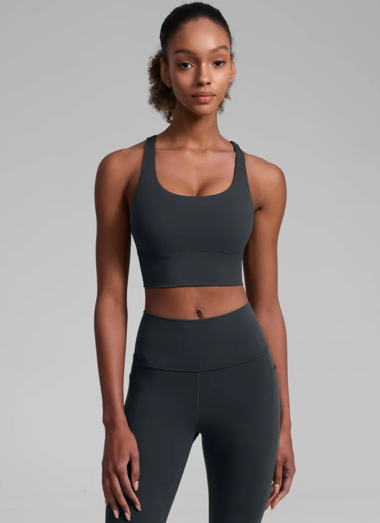 Nakedfeel Longline Criss Cross Back Bra