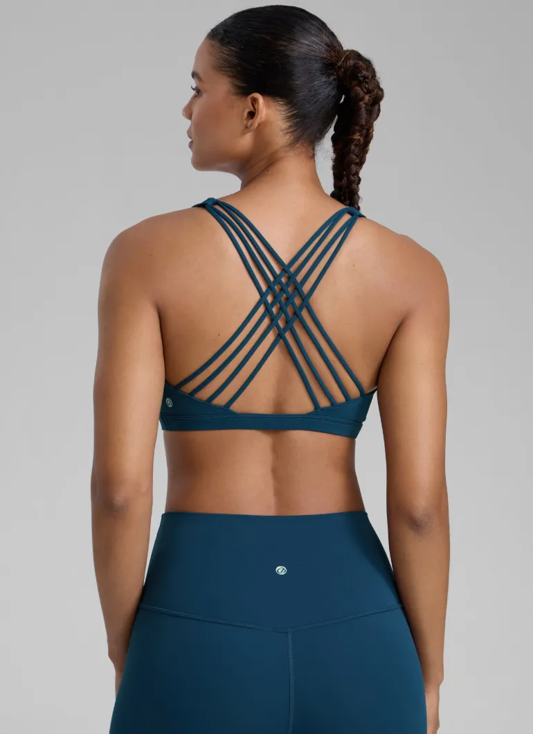 Nakedfeel Low Cut Strappy Bra (8 Straps)