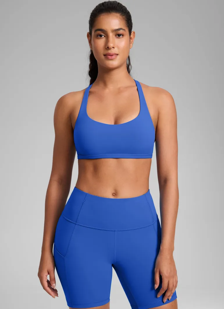 Nakedfeel Low Cut Strappy Bra (6 Straps)