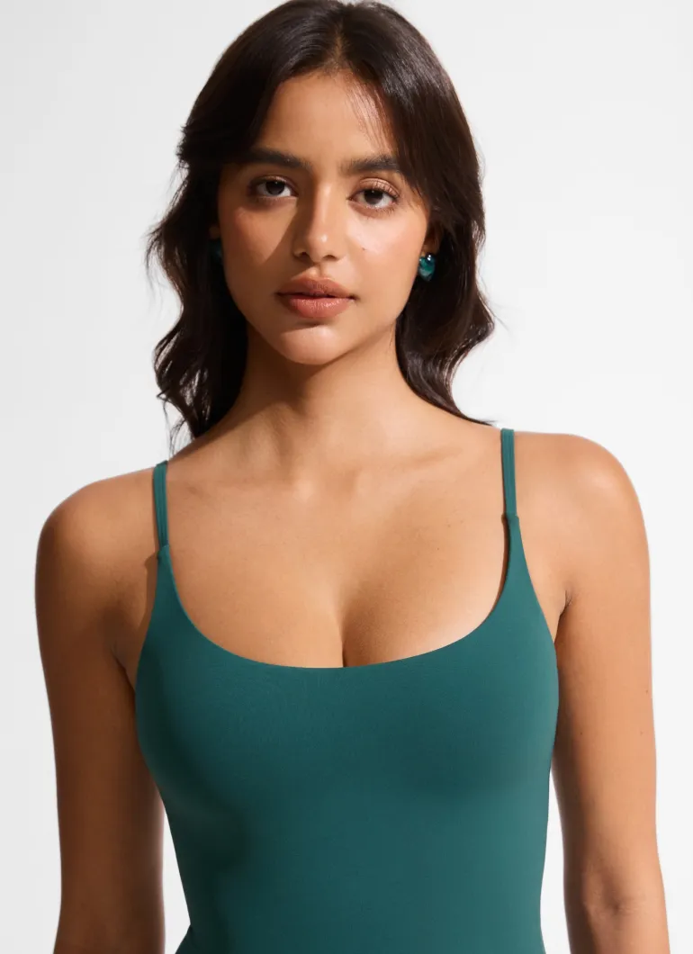 Nexfeel Scoop Neck One Piece Swimsuit