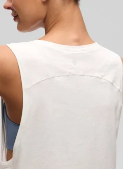 Pima Cotton Crop Deep Armhole Tank