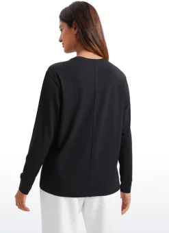 Pima Cotton Loose Fit Long Sleeve