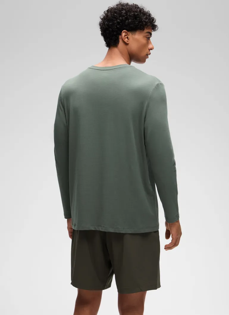 Pima Cotton Pro Long Sleeves Round Neck