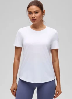 Pima Cotton Round Neck Short Sleeve