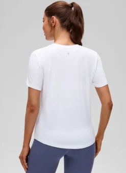 Pima Cotton Round Neck Short Sleeve
