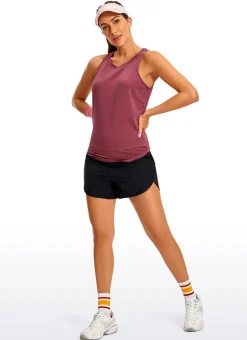 Pima Cotton Split Open Back Tank