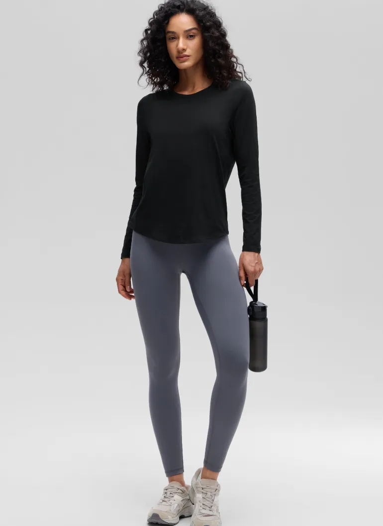 Pima Cotton Workout Long Sleeve