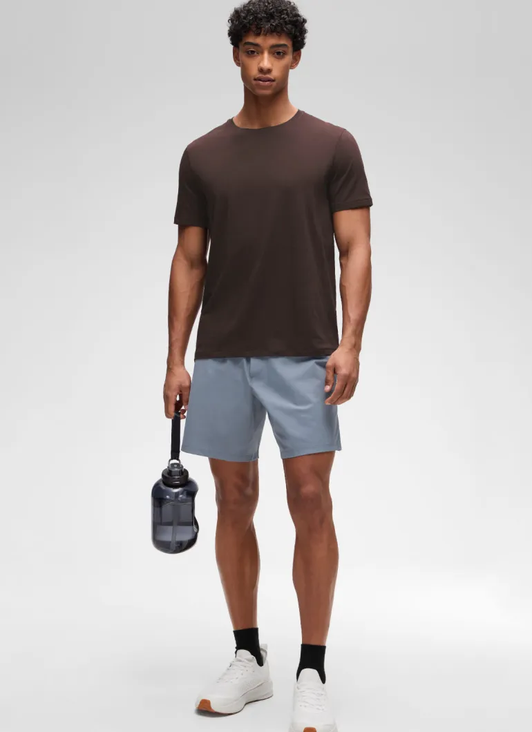 Poly Cotton-Blend Lightweight Short Sleeve