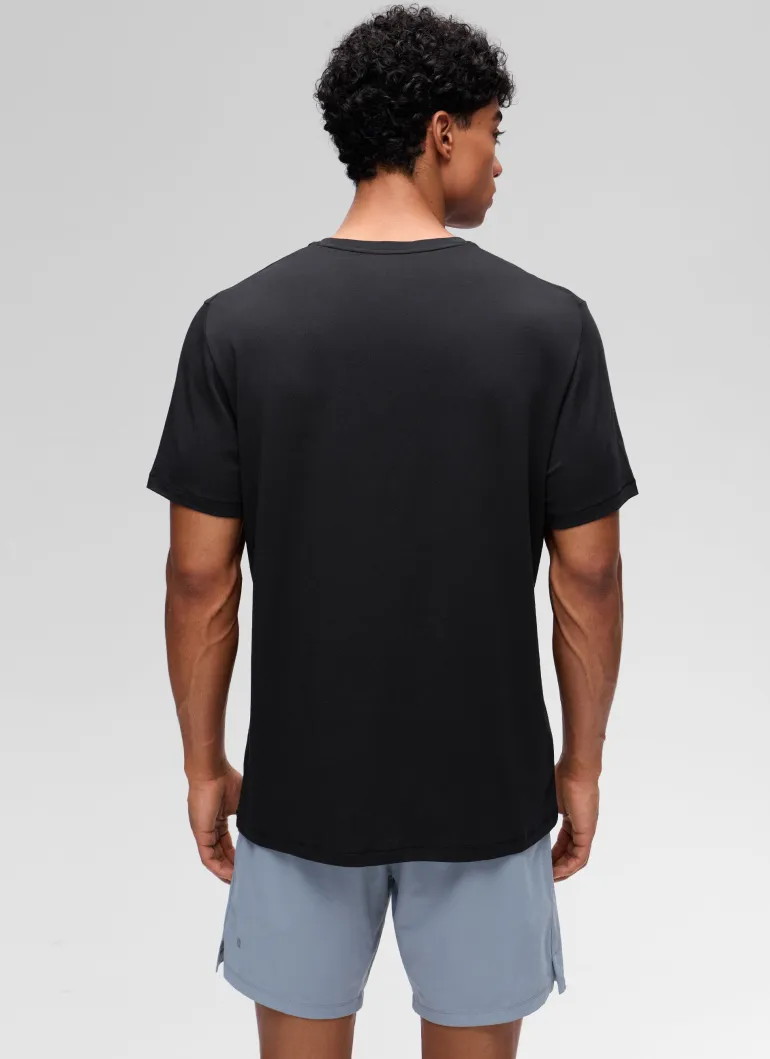 Poly Cotton-Blend Lightweight Short Sleeve