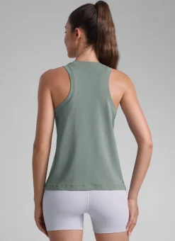 Poly Cotton-Blend Racerback Tank