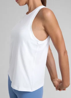Poly Cotton-Blend Racerback Tank