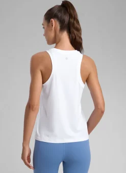 Poly Cotton-Blend Racerback Tank