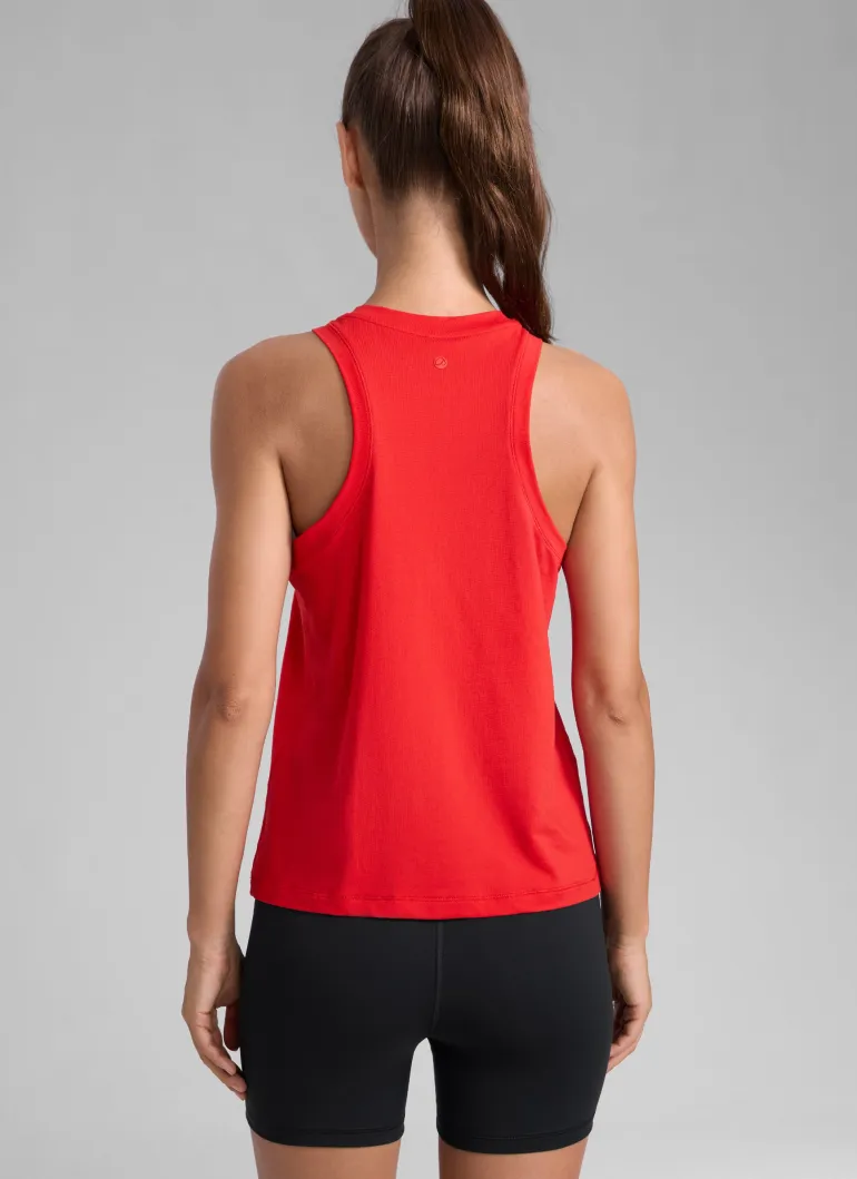 Poly Cotton-Blend Racerback Tank