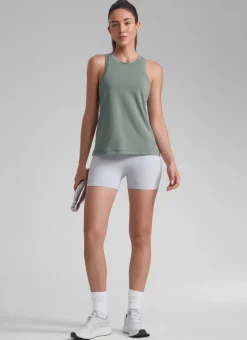 Poly Cotton-Blend Racerback Tank